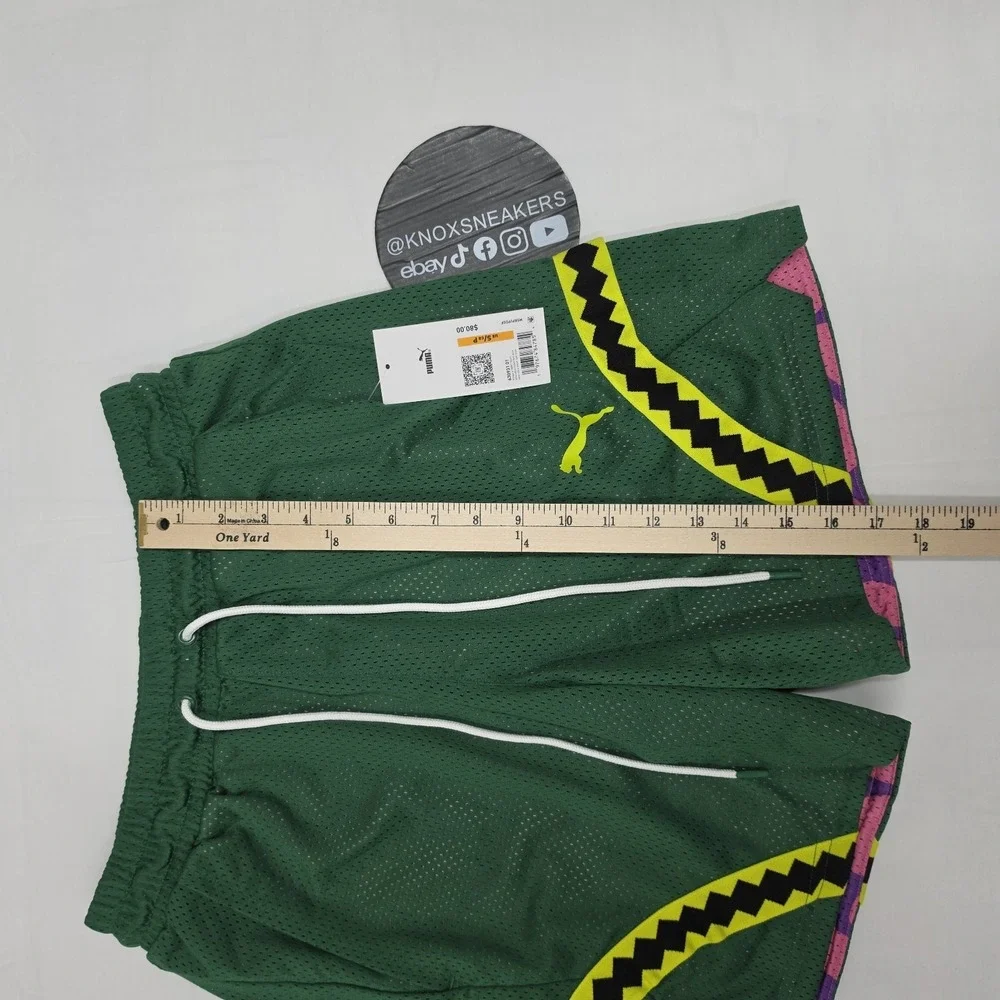 PUMA X Teenage Mutant Ninja Turtles Hoops Shorts 630931 01 Men's Size Small